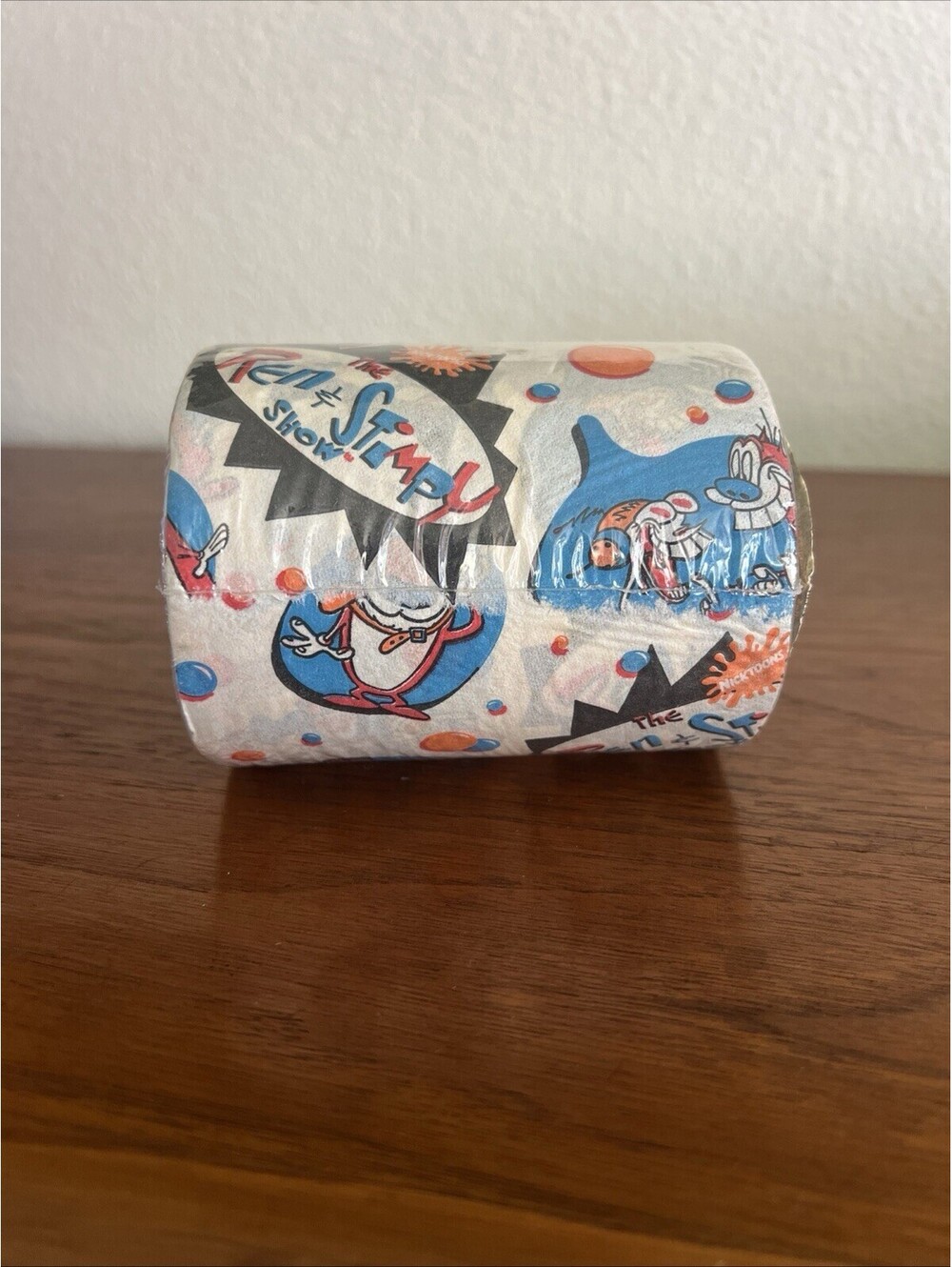 Vintage 1990s Ren & Stimpy Nickelodeon Toilet Paper! New in Package